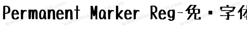 Permanent Marker Reg字体转换